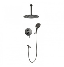 Душевая система встраиваемая FILARETE Roun FL1027BG, графит