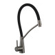 Смеситель для кухни с гибким изливом Fmark FS8255Q-01, графит