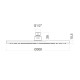 Верхний душ Webert AC1010345BRASS, никель