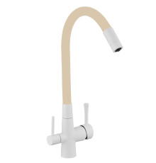 Смеситель для кухни с подключением к фильтру Savol S-L1806W-12, белый