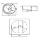 Кухонная мойка Florentina РОДОС 20.245.B0620.107, песочный
