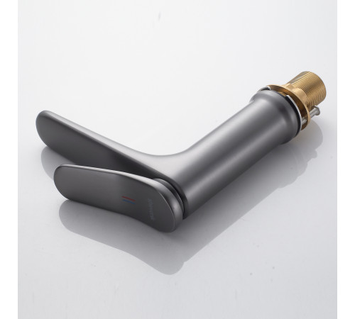 Смеситель для раковины Shevanik S4701T, оружейная сталь