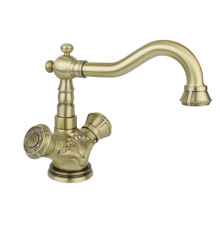 Смеситель для раковины Bronze de Luxe ROYAL 10218, бронза