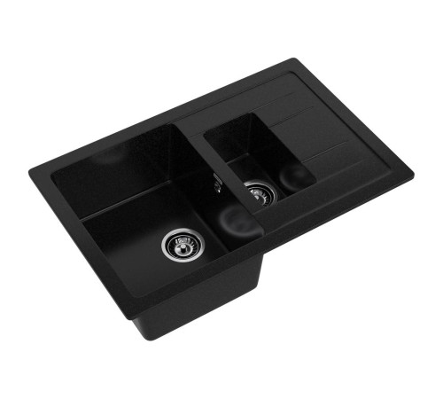 Кухонная мойка GranFest QUADRO 775KL, черный