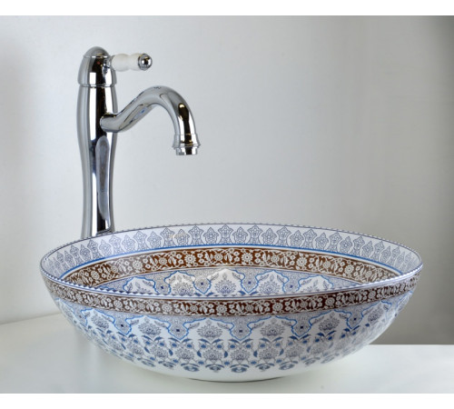 Смеситель для раковины Bronze de Luxe TIFFANY C912, хром