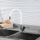 Смеситель для кухни с гибким изливом FRUD R41055-4, хром