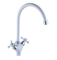 Смеситель для кухни Cron CN4308-8, белый