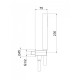 Душевой гарнитур Webert Shower Set AC1045560, черный