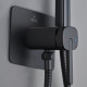 Гигиенический душ со смесителем Rose R245H, черный
