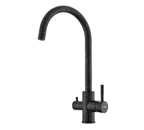 Смеситель для кухни с подключением фильтра Esko Kitchen GR 04 B/K04B, черный