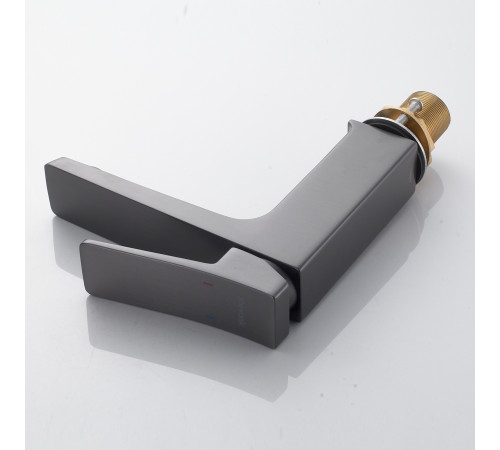 Смеситель для раковины Shevanik S4401T, оружейная сталь