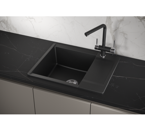 Кухонная мойка Granula 6202, ШВАРЦ