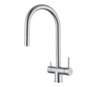 Смеситель для кухни с подключением фильтра Rivelato Trevi 2433505, хром