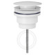 Донный клапан для раковины FILARETE FL75W, белый