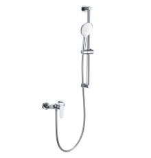 Смеситель для душа с гарнитуром BRAVAT F9809940CP-B-SW, хром