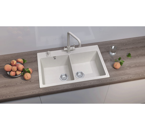 Кухонная мойка Ulgran Quartz Ruma 780-01, жасмин