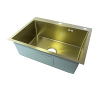 Мойка для кухни Fmark FSC6050C, матовое золото