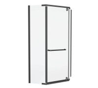 Душевой уголок Knotlor FCD090CG0GM 5-тиугольный 90х90х200, оружейная сталь