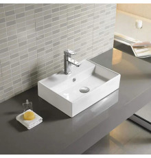 Раковина чаша Velvex 7657D, белый