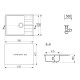 Кухонная мойка Ulgran Quartz Prima 700-05, бетон