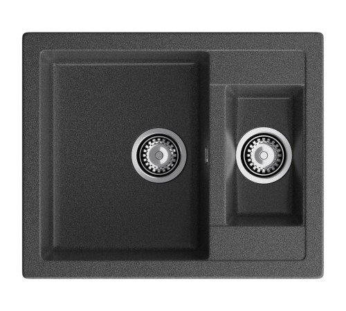 Кухонная мойка GranFest QUADRO 610K, графит