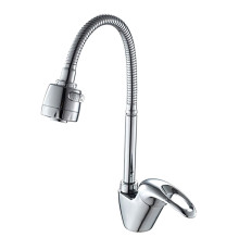 Смеситель для кухни с гибким изливом и режимом душ FRAP F4303, хром