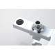 Смеситель для ванны Knotlor KN-22, хром