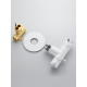 Гигиенический душ с термостатом Rose R915C, белый