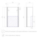 Тумба под раковину подвесная Velvex Bio tp.BIO.BIO.MAXI.40.1D белый глянец, 40 см