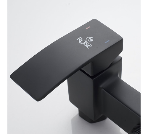 Гигиенический душ со смесителем Rose R1505H-1, черный