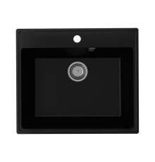 Кухонная мойка Ulgran Quartz Forte 580-07, уголь