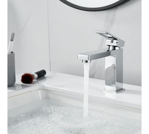 Смеситель для раковины Raffine F0196, хром