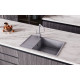 Кухонная мойка Ulgran Quartz Prima 760-05, бетон
