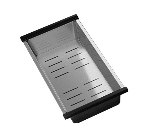 Кухонная мойка Ulgran Steel 780x500, черная брашированная сталь