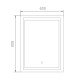 Зеркало с LED подсветкой Haiba HB660, 60x80
