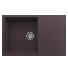 Кухонная мойка Ulgran Quartz Prima 780-06, трюфель