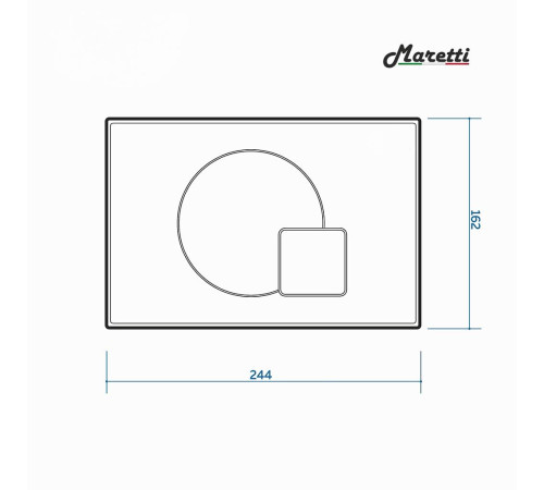Комплект Maretti 3 в 1: унитаз UM10PBM51-560, инсталляция AC11P5211, кнопка AC12EL-560
