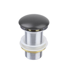 Донный клапан Bronze de Luxe SCANDI 1003G, серый