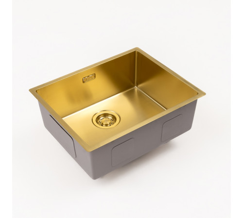 Кухонная мойка Grandex Aqua Optima 5011361, золото