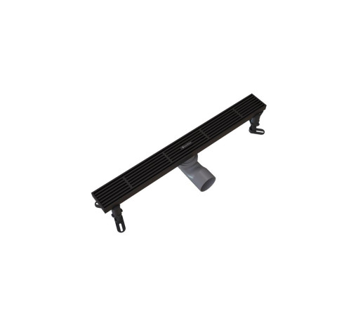 Душевой трап линейный Knotlor SDRW0500LBL, матовый черный