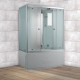 Душевая кабина (душевой бокс) Timo Comfort Fabric Glass T-8840F, 140x88x220