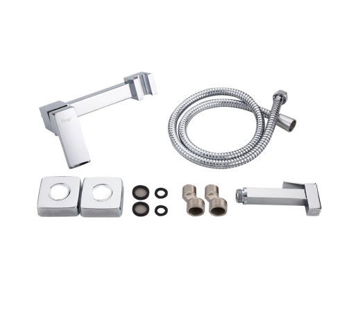Гигиенический душ со смесителем FRAP F7504, хром