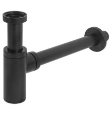 Сифон для раковины Hansberge H175BL, черный
