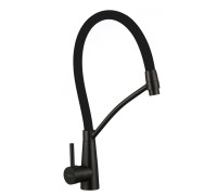 Смеситель для кухни с гибким изливом Fmark FS8255H-01, черный