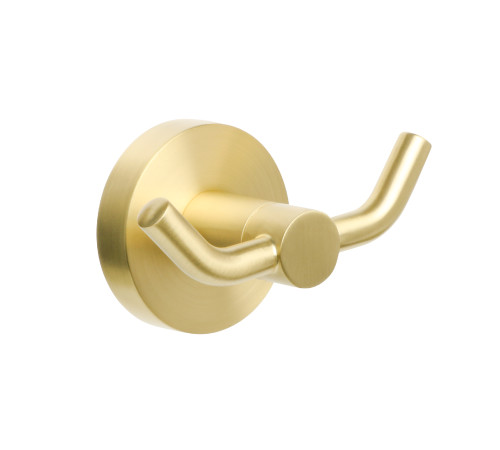Двойной крючок для ванной FIXSEN COMFORT  GOLD FX-87005A, золото матовое