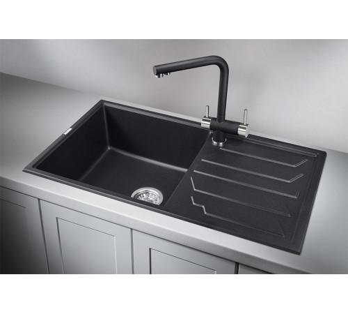 Кухонная мойка Granula 8601, ЧЁРНЫЙ