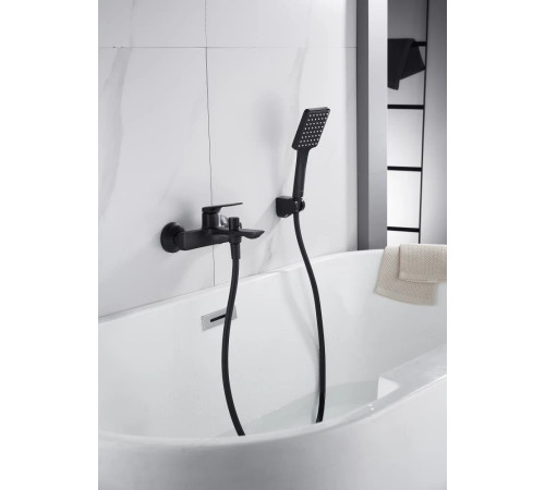 Смеситель для ванны Knotlor KN-71/BL, черный