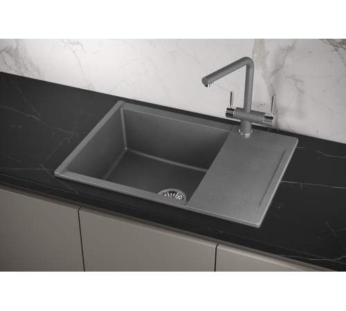 Кухонная мойка Granula 7003, ГРАФИТ