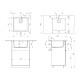 Кухонная мойка Ulgran Quartz Under 450-02, лен