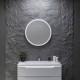 Зеркало Silver Mirrors Делуна/Deluna D800 TX (алюм. профиль, цвет серебро, бесконтактный сенсор)